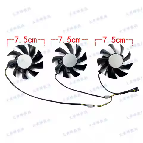 New Original Cooling Fan for Radeon VII RX6800XT RX6900XT Video Card FD8015H12S
