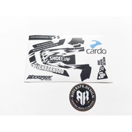 SHOEI NEIGHBORHOOD PT - STICKER DECAL SKINCOVER GARSKIN INTERCOM CARDO PACKTALK BOLD