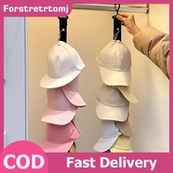 forstretrtomj Baseball Cap Storage Organizer With Eight Clips Wall Mounted Cap Holder Closet Storage