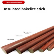 Bakelite Rod 40~90mm Bakelite Round Rod Insulated Bakelite Rod High Temperature Resistant Insulating