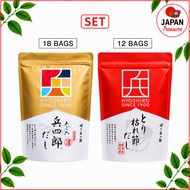 HYOSHIRO Dashi Soup Stock Set Ago Dashi 18 Bags + Chicken Bonito Dashi 12 Bags Made in Japan