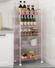 收納神車 三層小推車廚房置物架折疊