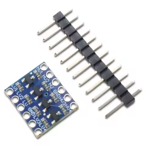 4MOS Transistor Level Conversion Module 3Vand5V 4 Channel Logic Level Shifter Bi-Directional High Sp