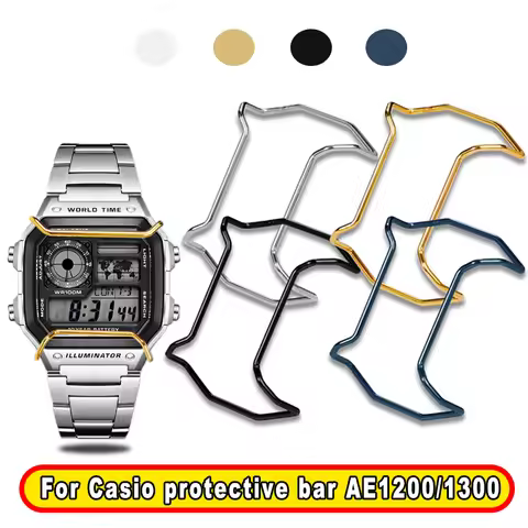 AE1200 For Casio G-Shock AE-1200 AE-1300 316 Stainless Steel Watch Bumper Men Modified Anti-collisio