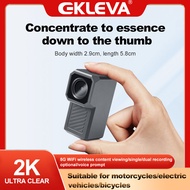 Ekleva Camera xe máy Auto DVR 2K 1440P Động Cơ Wifi đầu ghi video nhìn trong đêm Ứng Dụng xe máy khô