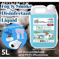 【New stock】❈☬ஐ12.12🔥ECO VER Fog & Smoke All Surface Disinfectant Solution 5L /Fogging sanitizer / Fo