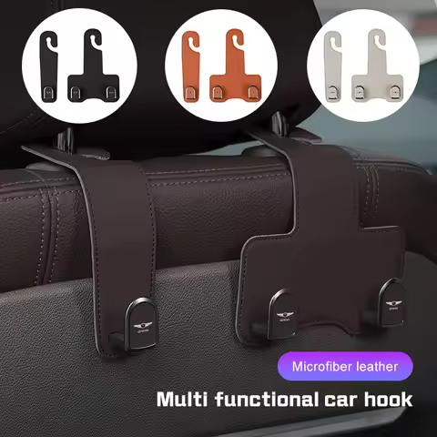 Leather Metal Car Seat Back Hook For Genesis G80 GV70 GV80 GV60 G70 Essentia Neolun G90 X GV90 Headr