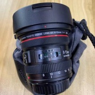 自用Canon EF 8-15mm F4 L Fisheye USM廣角魚眼鏡頭（已售出）