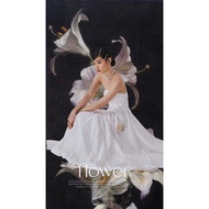 Đầm xoè cúp ngực The Country Mona Joseph Cocktail Dress vải cotton trắng thêu hoa