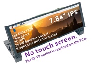 ElecLab 7.84 Inch 400x1280 HDMI Screen LCD Display Monitor Speaker Case for RPI