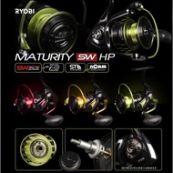 RYOBI Reel MaturityRYOBI SW hp 3000 4000 5000 6000 8000 fishing reel fresh and saltwater ready