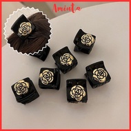 Korean crab claw hairpin for beautiful women, hottrend, rough, mini size AmintaByLove cute hair bunb
