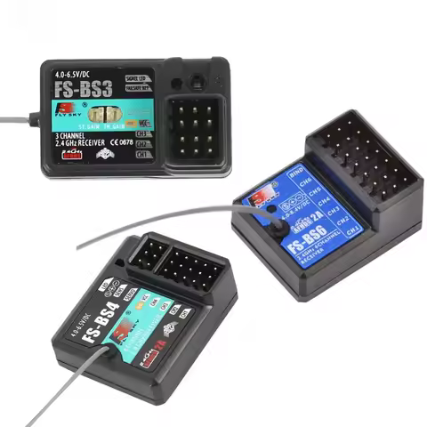 FS-BS6/FS-BS3/FS-BS4 Receiver With Gyro For Flysky FS-IT4S/ FS-GT5 Remote Control