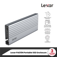 Lexar PAE10N Portable SSD Enclosure กล่องสำหรับแปลง NVMe SSD ให้เป็น External drive โอนข้อมูลสูงถึง 