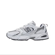 New Balance ของแท้รับประกัน ใหม่ คู่ชายและหญิงจับคู่ทั้งหมดรองเท้าลำลองตาข่ายระบายอากาศพ่อ 530