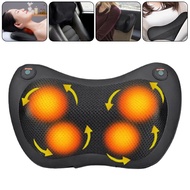 Shiatsu Back and Neck Massager - 3D Kneading Deep Tissue Massage Pillow with Heat and 4 Rotating Nod