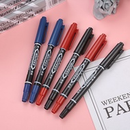 AW2Y Oily Small Double-Headed Line Pen Water-Based Marker Pen Ultra-Fine Double-Headed Painting Line