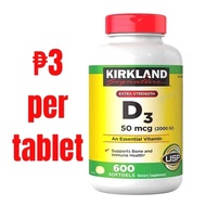 Quality product Kirkland Vitamin D3 50 mcg 2000 IU USA Version Multivitamin Vitamin D Vitamin C for Healthy Heart