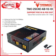 Maker Digital,,, Tarmoc TMC-2SC4E-AB-V1-IO Media Converter Switch 2FO 4LAN 2 FO
