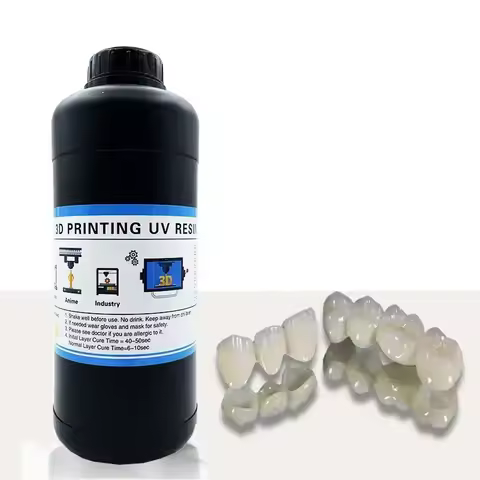 High Strength Non-toxic A2 Color Liquid 3D Lab Resins Crown for LCD/DLP Printer /1000g 3D Lab Resins