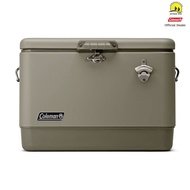 Coleman JP 54Qt Steel Belted Cooler Sage (Model 2159598) กระติกใส่น้ำแข็ง ขนาด 54Qt