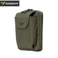 IDOGEAR กระเป๋าใส่ของจิปาถะยุทธวิธี MOLLE EDC กระเป๋าอรรถประโยชน์รีไซเคิลอเนกประสงค์35123ถุงกันกระแท