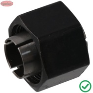 XUESHAN Router Collet Replacement, Black Silver Router Fittings, Durable M19 Steel 1/2" Carving|coll