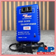 เครื่องแปลงไฟ 220V เป็น 110V สยามนีออน F100 SIAMNEON F-100 เครื่องแปลงไฟ110V STEP DOWN F 100 หม้อแปลงไฟ110V สยามนีออน 100วัตต์ เอไอ-ไพศาล