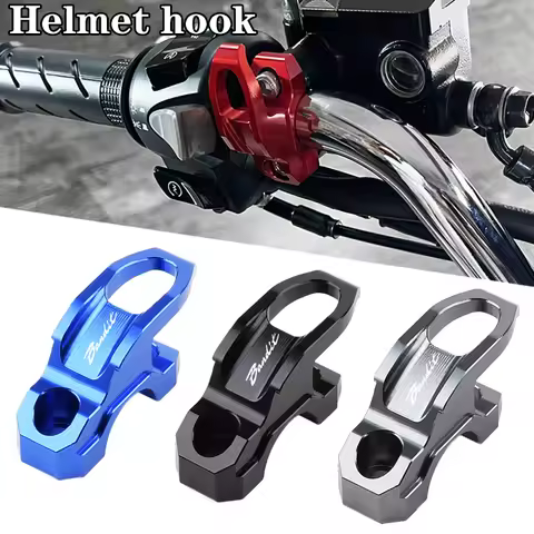 Brake Master Cylinder Luggage Bag Helmet Hanger Clamp Hook Holder For SUZUKI Bandit 1200 1250 1250S 
