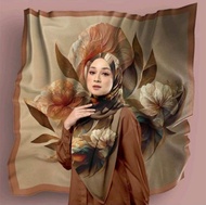 Hijab Segi Empat Voal Premium Motif 3D Best Seller Terbaru