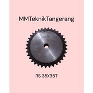 Sprocket RS 35 x 35 T Gear Chain Single Gear Z 35T RS35 -1 35Z35 35X35T 35-1 type B Sprocket spr 35-