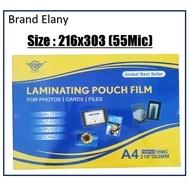100 pcs sheets per pack Laminate Laminator 2R 3R 4R 5R 6R A4 Laminating Film Pouches Pouch 55mic 100