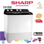 Sharp EST-1016 Semi Auto Washing Machine 10KG  EST1016  Mesin Basuh Semi Auto