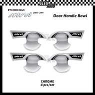Perodua Myvi SE SE2 2005 - 2011 Door Handle Bowl Cover Trim Accessories Carbon Chrome 2006 2007 2008