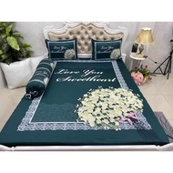 BEAUTIFUL 5D FLOWER COLD DRAP WITH EXCELLENT ZIPPERS (3 COLORS)