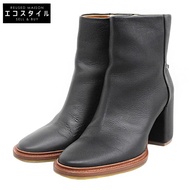 Chloe Leather Heel Ankle Boots, Women's, Black, Size 37 (Used) - Excellent Condition