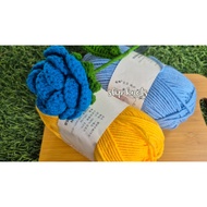 6 Ply Crochet Knitting Yarn for Scarf, Bag and others, Benang Kait 6 ply untuk Scarf, Beg etc