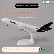 With landing gear20cm FEDEX Federation McDonnell Douglas MD-11 Dummy aircraft model