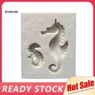 /LO/ Sea Horse Silicone Mold Fondant Cake Decorative Chocolate Mould Baking Tool