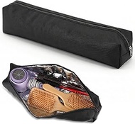 Professional Hot Hair Tools Organizer Bag, Black Portable Travel Heat Resistant Storage Case for Cur