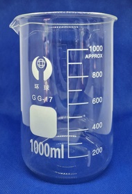 บีกเกอร์ 1000 ml แก้ว beaker