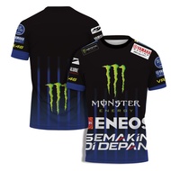 2025 Summer New Outdoor Motorcycle Riding T-shirt 3D Printing YAMAHA Short-sleeved Sportswear