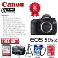 (NEW SET)CANON EOS 5DSR EOS 5DSR 50.6MP FULL FRAME CMOS SENSOR 61 POINT HIGH DESTINY RETICULAR AF EO