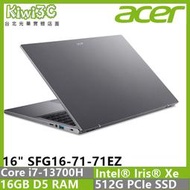 奇異果3C ACER SFG14-71T-70D9(i7-13700H/16GD5/512GPCIe/Iris Xe/W