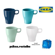 [SET OF 6] IKEA FÄRGRIK MUG, LIGHT GREEN