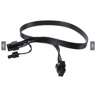 6pcs PCIe 8pin to 6+2Pin Power supply Cable GPU 8 pin to 6pin PSU Modular 50CM