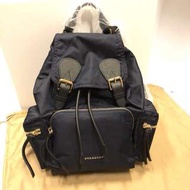 正全新正burberry中款 軍旅後背包 backpack rucksack （林心如愛用款粉色 深藍色黑色）大中小