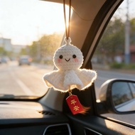 车载挂件晴天娃娃男女生提新车礼物平安挂件仪式感送人保平安4.15 Car pendant, sunny day doll, a gift for men and women to welcome a 