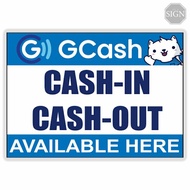 Gcash E-load Bills Payment Tarpaulin 2ftx1.5ft waterproof