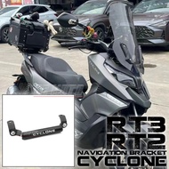 Motorcycle Accessories FOR cyclone rt2 CYCLONE RT2 RT3 Extension Bracket Navigation Bracket Modified